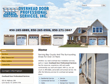 Tablet Screenshot of overheadprofessionaldoors.com